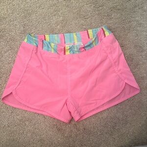 Gymboree Athletic Shorts Bright Pink with Decorative Waistband